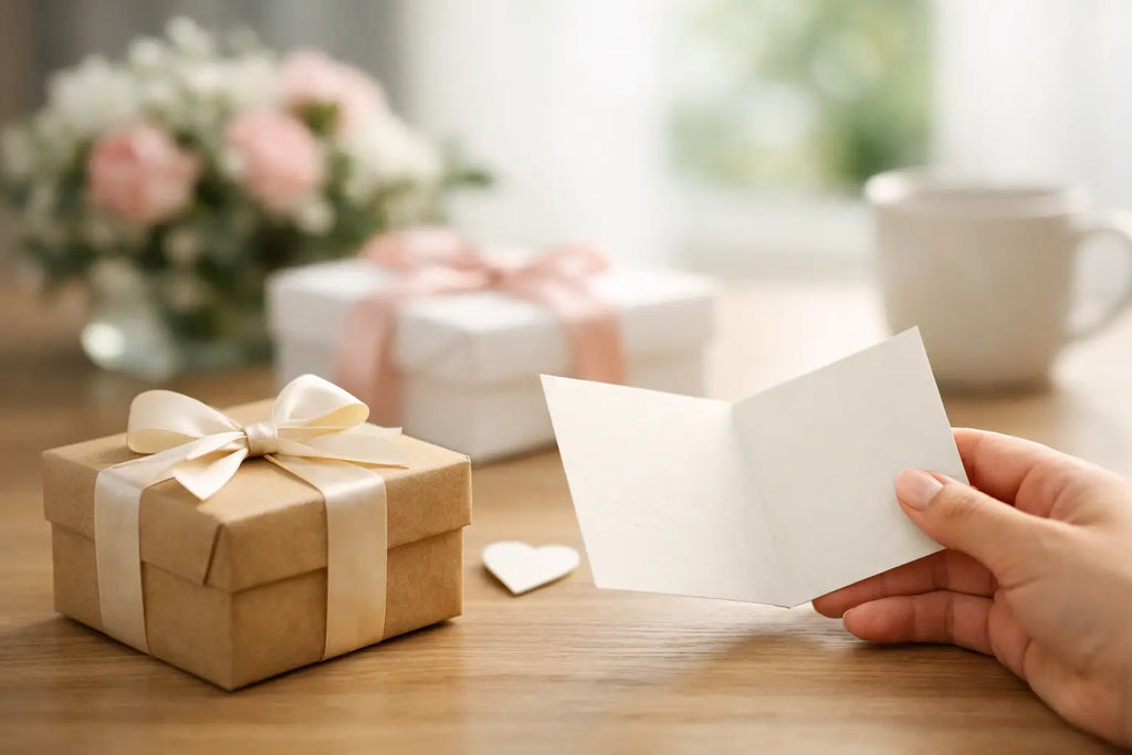 Why gifts with heartfelt message cards work